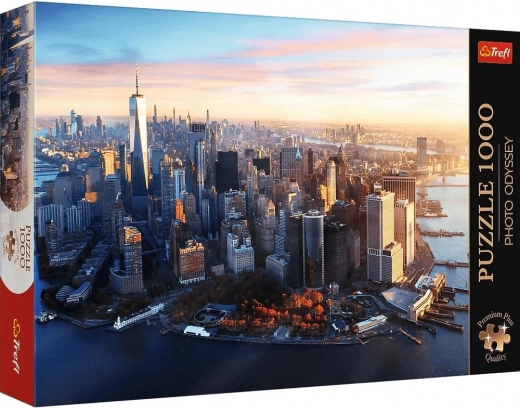Puzzle TREFL Premium Plus Photo Odyssey: Manhattan, New York 1000 kosov