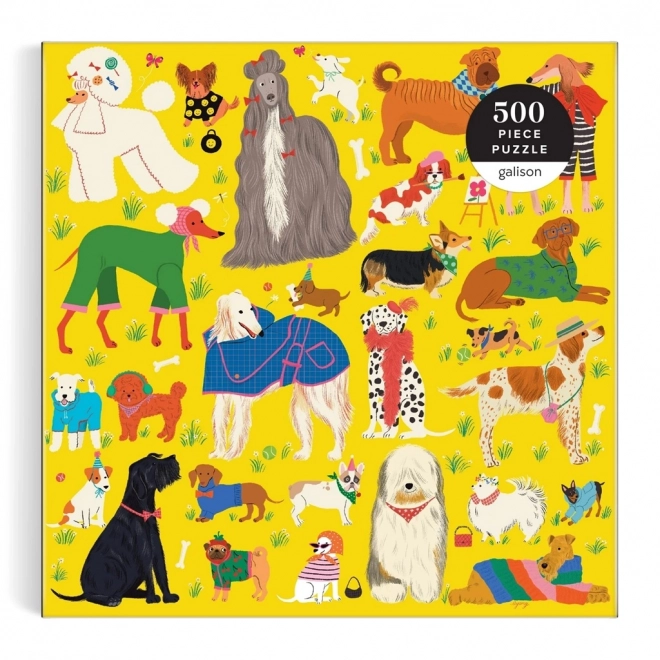 Galison Puzzle Stilni psi 500 delov