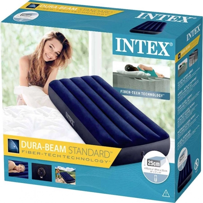 Napihljiva vzmetnica 191x76 cm Velour INTEX