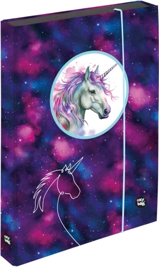 Jumbo škatla za zvezke A4 OXYBAG OXY GO unicorn