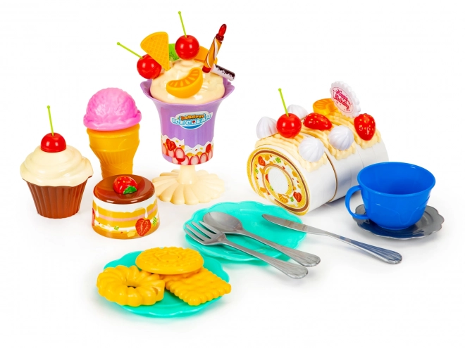 Set za rezanje rojstnodnevne torte 76 el