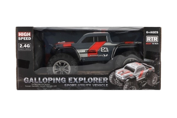 Auto RC Pick Up Terensko sivo-rdeče