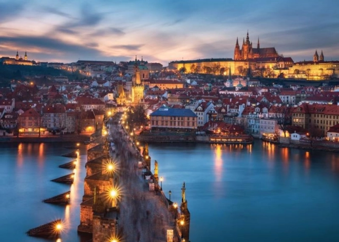 Sestavljanka Praga ponoči 1000 kosov od Ravensburger