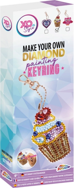 diamantno slikanje obesek cupcake