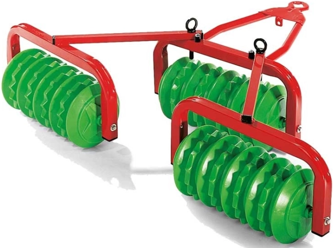 Rolly Toys cambridški valj in brana za otroške traktorje