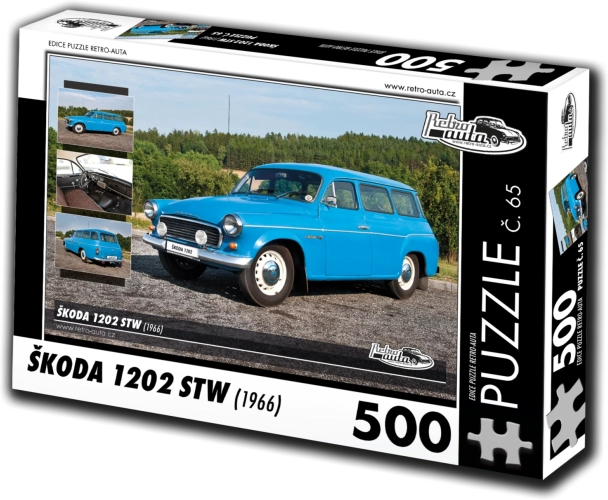 Sestavljanka Retro-avtomobili Škoda 1202 STW 500 kosov