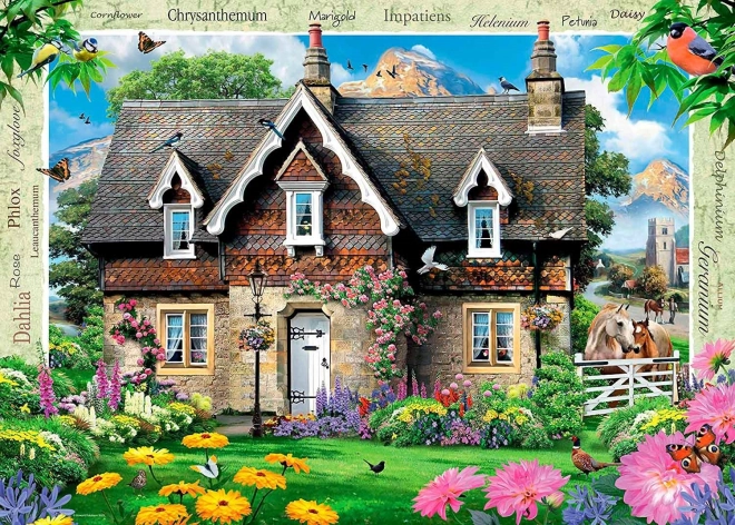 Ravensburger sestavljanka hišica na hribu 1000 koščkov