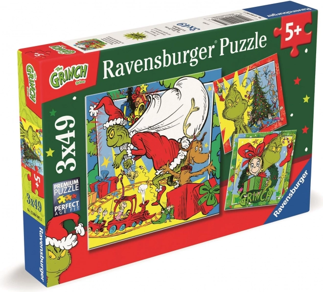 Ravensburger Puzzle Grinch 3x49 kosov