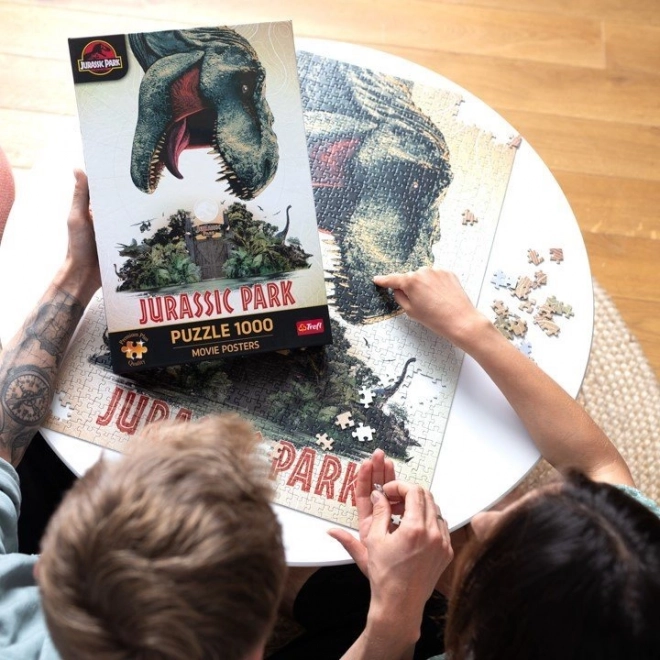 TREFL Puzzle Premium Plus Jurski park: Filmski plakat 1000 kosov