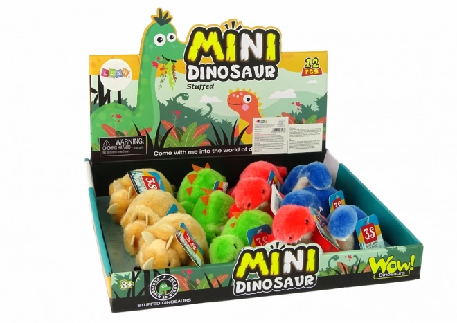Mini plišasta figurica dinozavrov 4 vrste