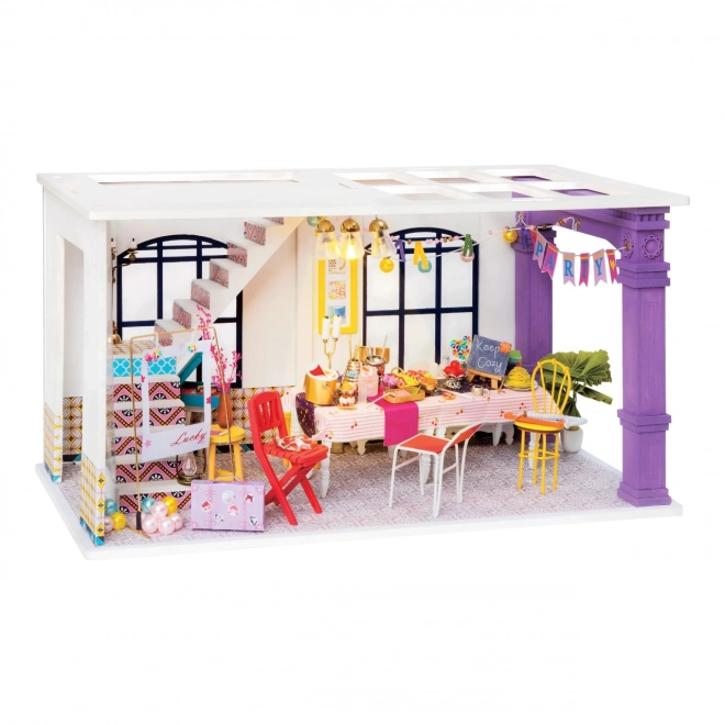 Miniatura hiške Party Jedilnica od Rolife
