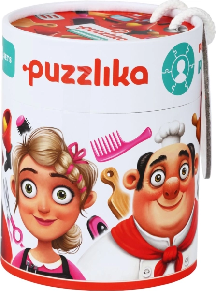 Puzzlika Poklici 2 – poučne okrogle sestavljanke 21 kosov