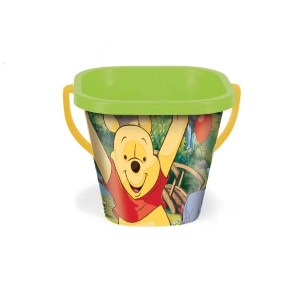 Kvadraten vedro Disney 2L plast mešanica vrst 19x17cm Wader
