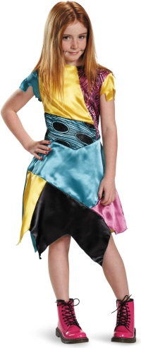 Kostum Sally iz filma Nightmare Before Christmas za otroke 10–12 let