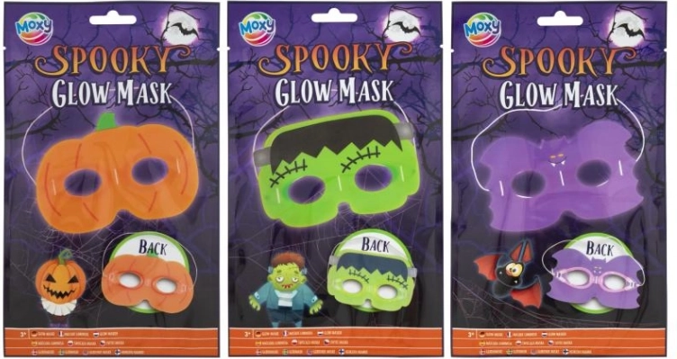 Svetleča LED halloween maska z utripanjem