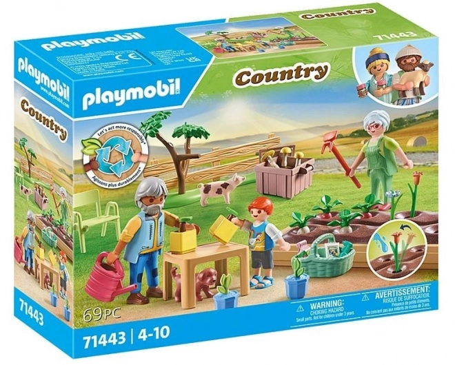 Playmobil Country Vrtni set pri dedku