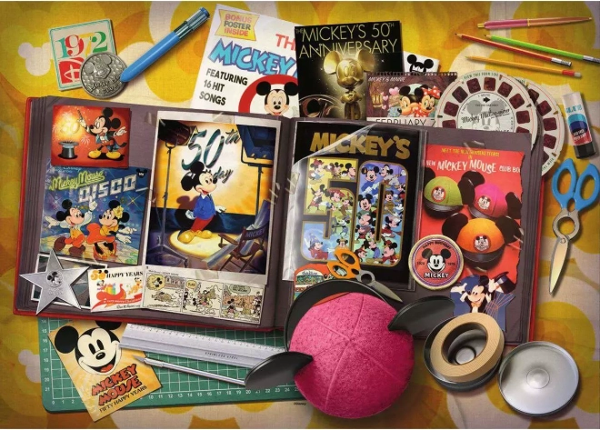 Ravensburger sestavljanka Disney Mickey – jubilejna izdaja 1000 kosov