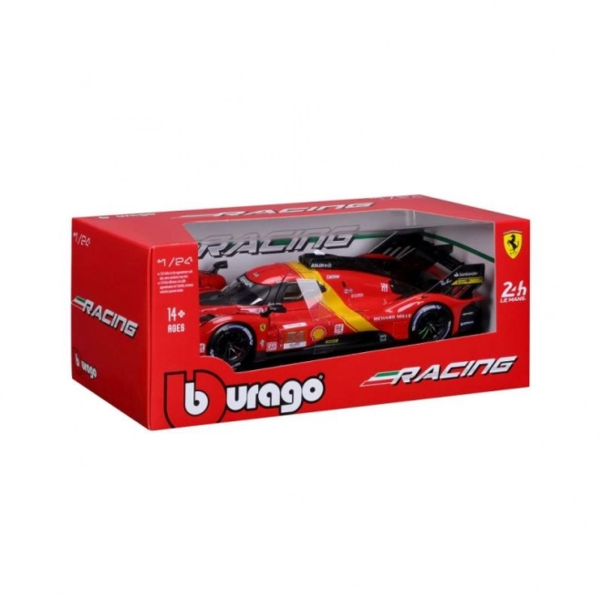 Bburago 1:24 Ferrari Racing - 499P LMH - Rdeča #51