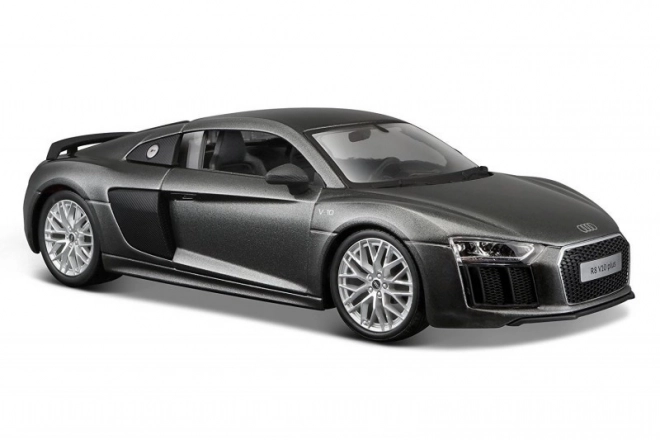 Model avtomobila Audi R8 kompozit 1/24 siva