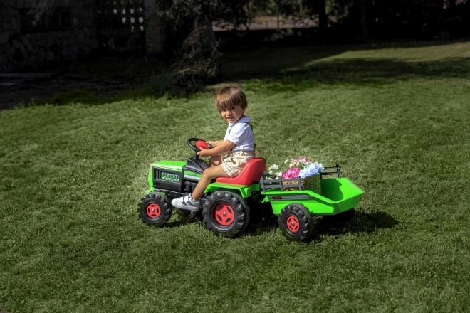 Otroški električni traktor s prikolico 6V