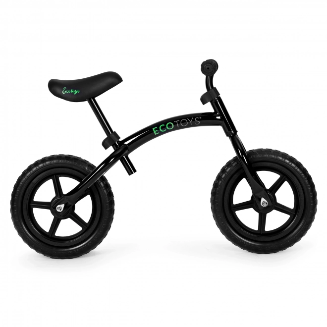 Otroški poganjalec ECOTOYS, črne barve