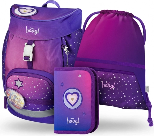 Šolski set BAAGL Airy Konji Srce