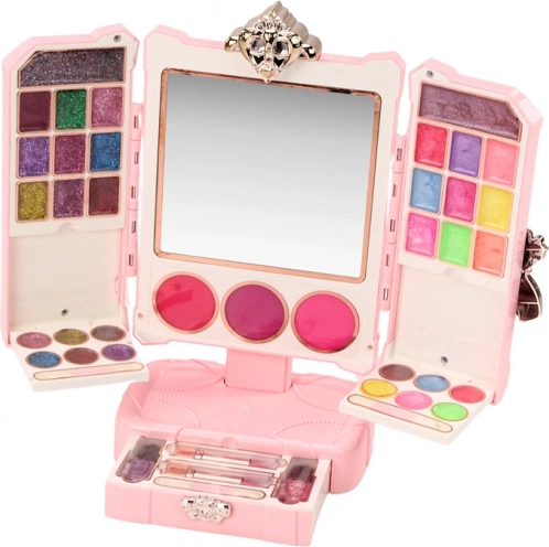 Kompaktna paletka in ogledalce za prve make-up korake