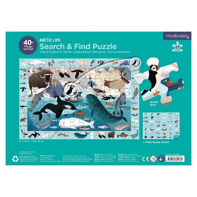 Mudpuppy puzzle Sestavljanka: Življenje v Arktiki
