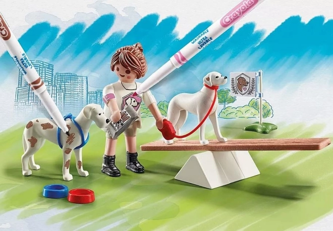 Playmobil Barvni trening s psi