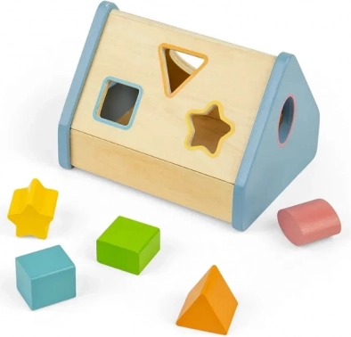 Hišica za vstavljanje oblik Bigjigs Toys