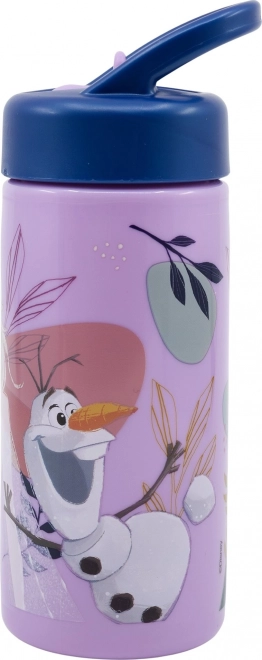 Otroška steklenička za pitje Frozen s slamico 410 ml