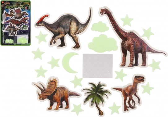 Svetleči dinozavri za steno in strop