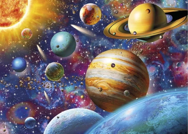 Sestavljanka Planeti 1000 koščkov DINO