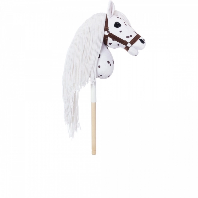 Konjiček na palici Hobby Horse iz kolekcije HOPPIHORSE Sport Edition v barvi belega leoparda