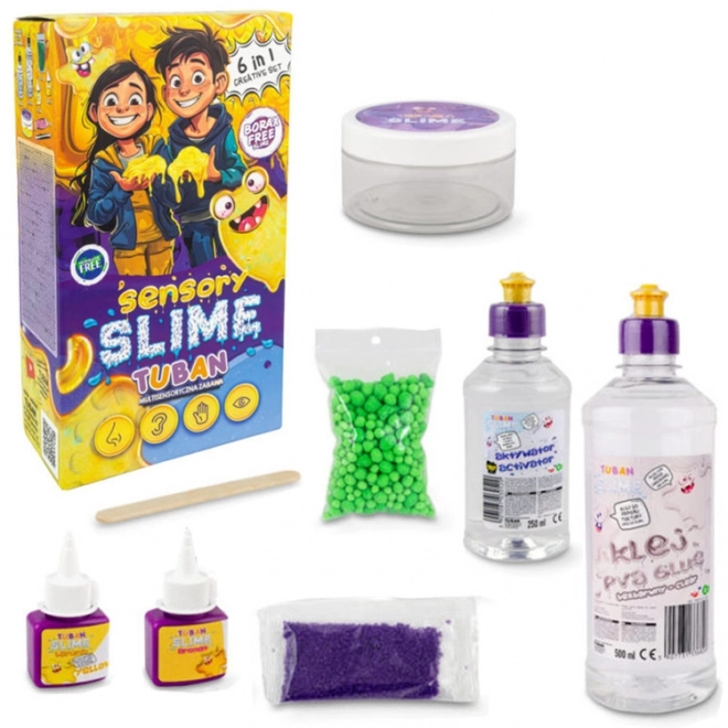 Tuban Kreativni Set Sluz za Senzorično Igro 6v1