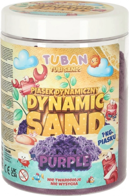 Tuban dinamični pesek 1 kg – Vijolična
