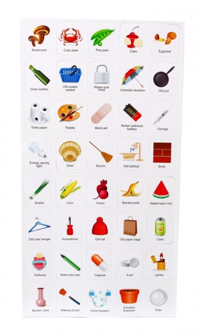 Interaktivni smetarsko vozilo za otroke 3+ Učenje o ekologiji + 4 zabojniki + karta odpadkov