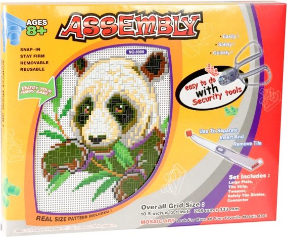 Mozaika panda za otroke