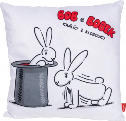BOB IN BOBEK blazina 30 × 30 cm – motiv telovadi