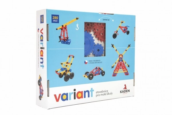 Konstrukcijski set Variant plastika 280 kos v škatli 33×28×8 cm