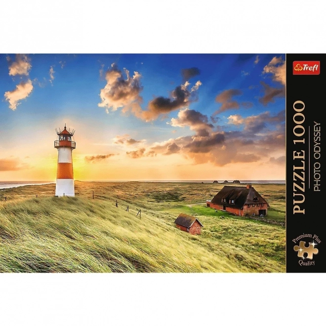 TREFL Puzzle Premium Plus Foto Odiseja: Svetilnik Ost na otoku Sylt 1000 kosov