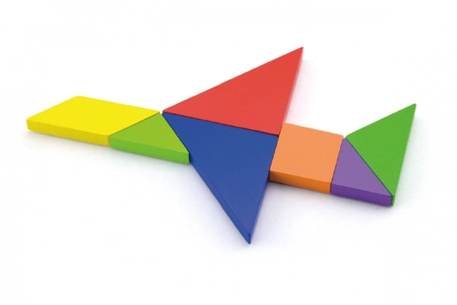 Lesena tangram sestavljanka igrača VIGA
