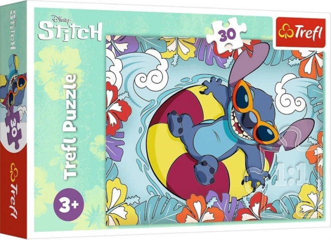Sestavljanka Lilo in Stitch na počitnicah Trefl