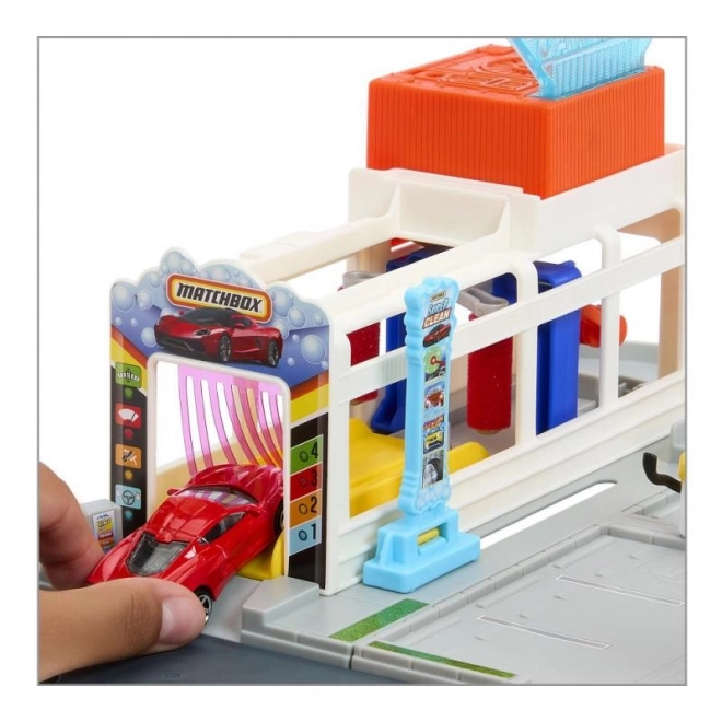 Komplet Matchbox Real Adventures Avtopralnica