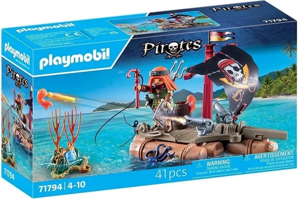 Playmobil Pirates Piratski splav s Špatnem