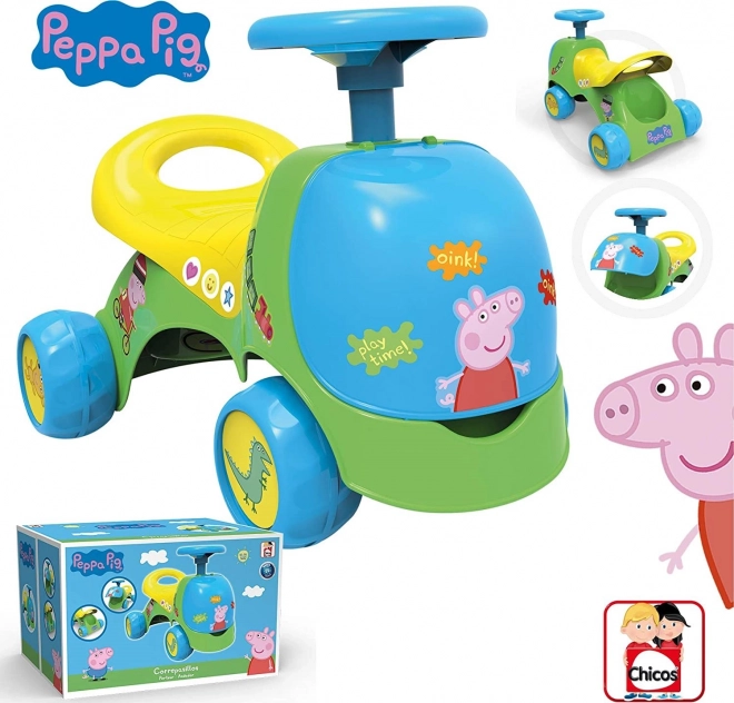 CHICOS Peppa Prašiček poganjalec 2v1