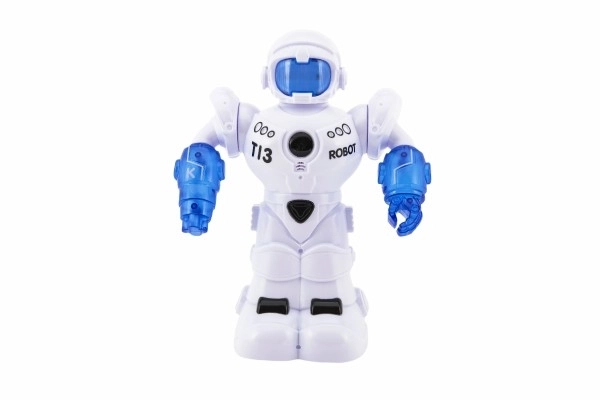 Čudovit govoreči robot s svetlobo in zvokom v škatli