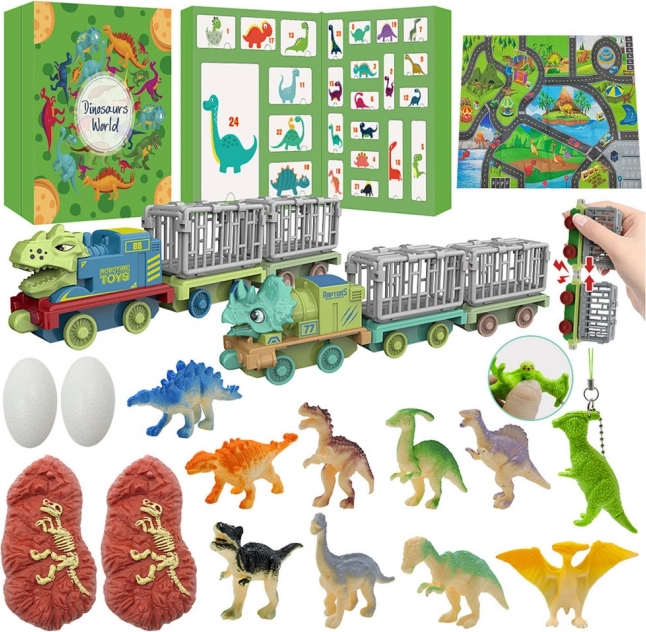Adventni koledar za otroke - Dinozavri in igrače