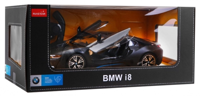 BMW i8 črne RASTAR 1:14 avto na daljinsko upravljanje + 2,4 GHz daljinsko upravljanje