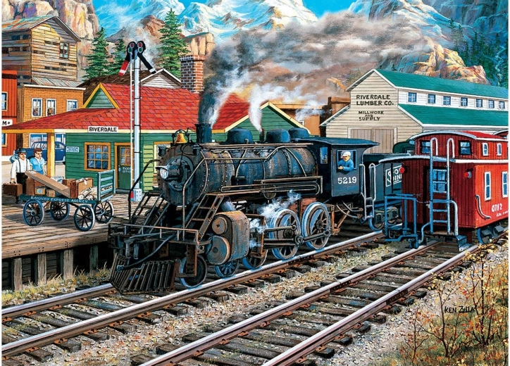 Puzzle EUROGRAPHICS stara železniška postaja 1000 kosov